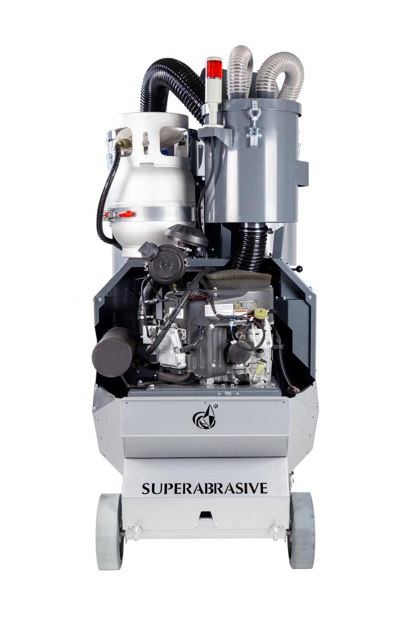 32GE VACUUM WITH AUTOMATIC SELF CLEANING, 603CC KAWASAKI ENGINE ;490CFM, 112.5 WATER LIFT, D75 (75MM/3IN) X 10M/32FT ANTI STATIC MAIN HOSE; CAMLOCK; L
