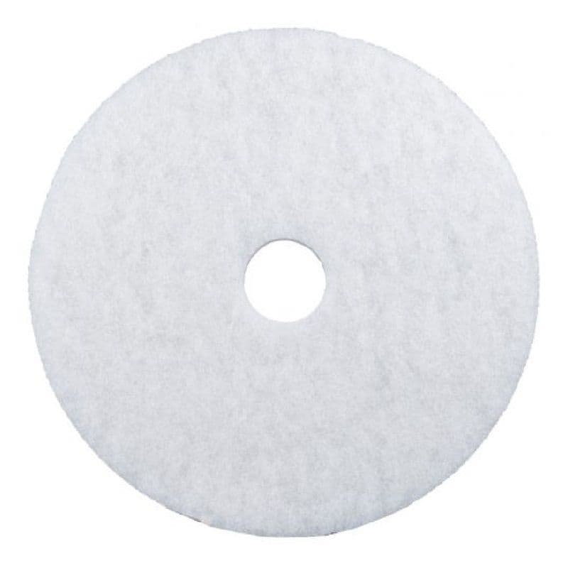 17" Thick White Polishing Pad