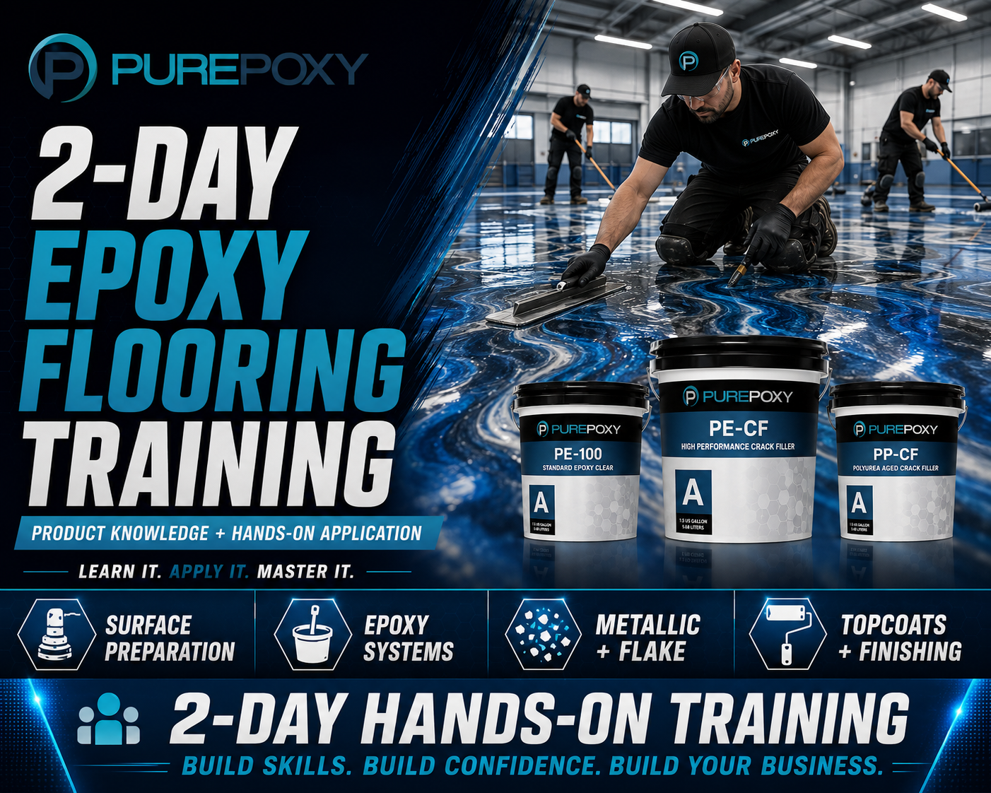 PurEpoxy 2-Day Epoxy Flooring — Product & Hands-On Training