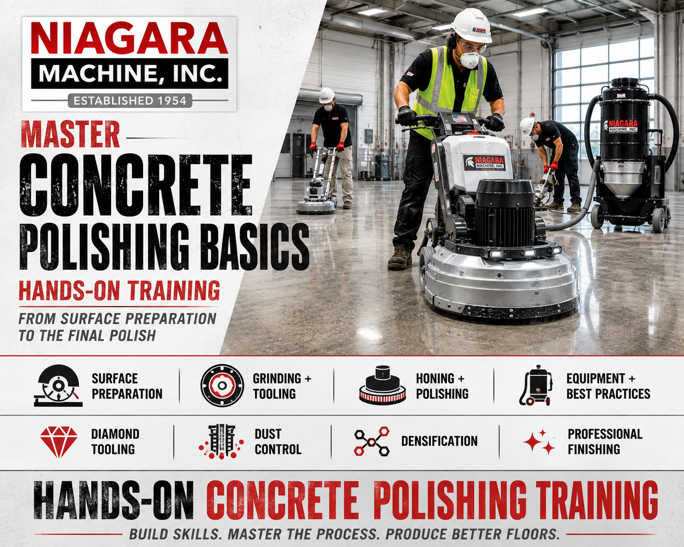 Concrete Polishing Basics — Hands-On Training